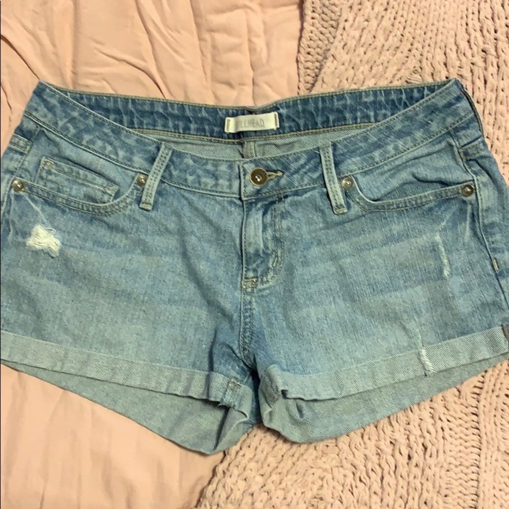 Vintage Early 2000s Distressed Denim Shorts